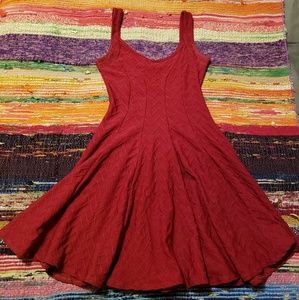 Little Red Skater Dress